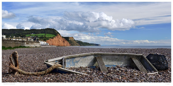 Beached at Sidmouth.