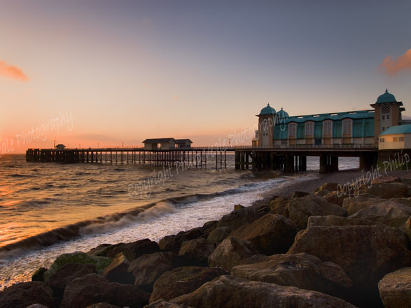 Sunrise, Penarth Pier.