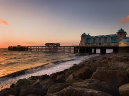 Sunrise, Penarth Pier.