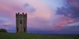 Sunset at the Folly, Pontypool. Open Edition.
