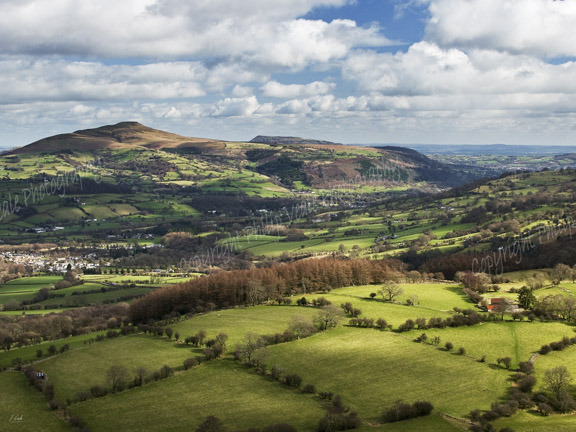 Suger Loaf and Skirrid, March 2012.