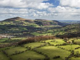 Suger Loaf and Skirrid, March 2012.