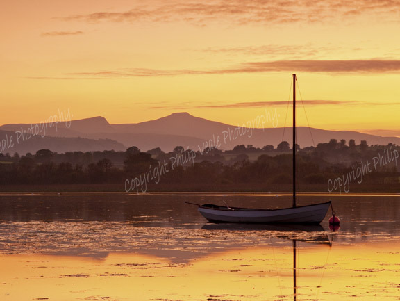 Golden Sunset, Llangorse Lake.