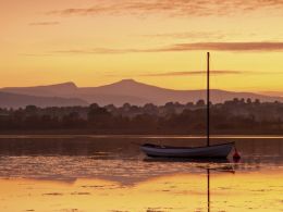 Golden Sunset, Llangorse Lake.