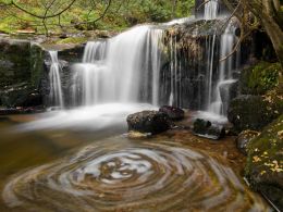 Autumn on the Caerfanell,