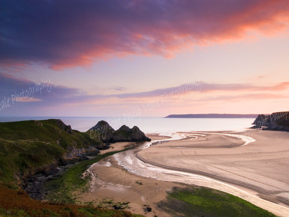 Three Cliffs Bay, The Gower.