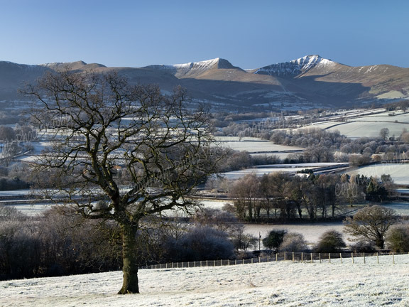 The Brecon Beacons in winter 7.