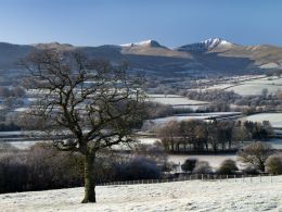 The Brecon Beacons in winter 7.