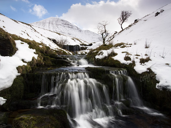 Nant Sere and Cribyn.