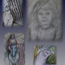 Drawings of Children and Pets