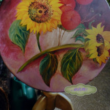 Past Commission of Hand Painted Table Top