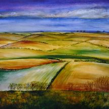 Painting of Lincolnshire Wold (In Private Collection)