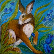 Printed Limited Edition Tiles £14.99 Hare Belles 2.