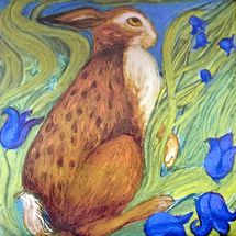 Hare Belles Printed Tile 1 £14.99 each.