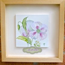 Unique Hand Painted Tile Painting.