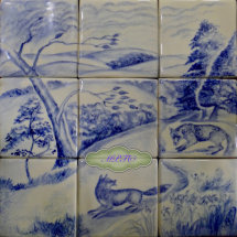 "Two Foxes" Normal Price £180 - For Sale £145