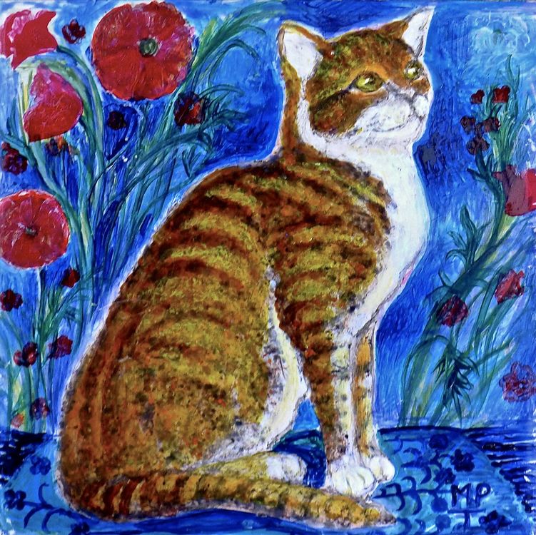 Tile 3. Portrait of Marmalade