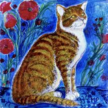Tile 3. Portrait of Marmalade