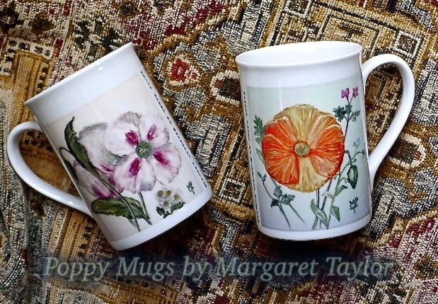 Limited Edition Printed Poppy Mugs £7. 99 each