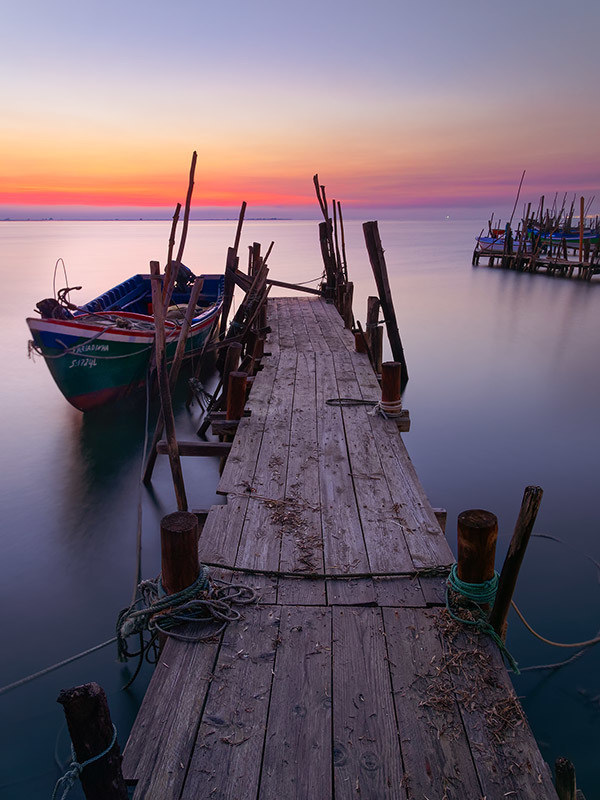 Portugal Boat at Twilight