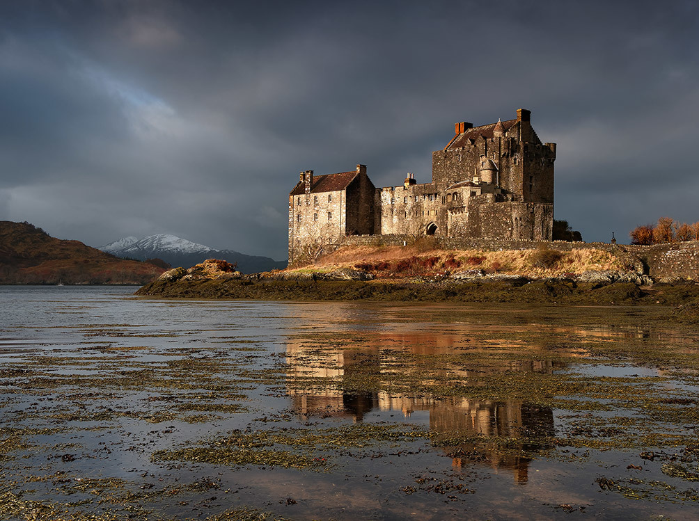 Golden Light on The Castle