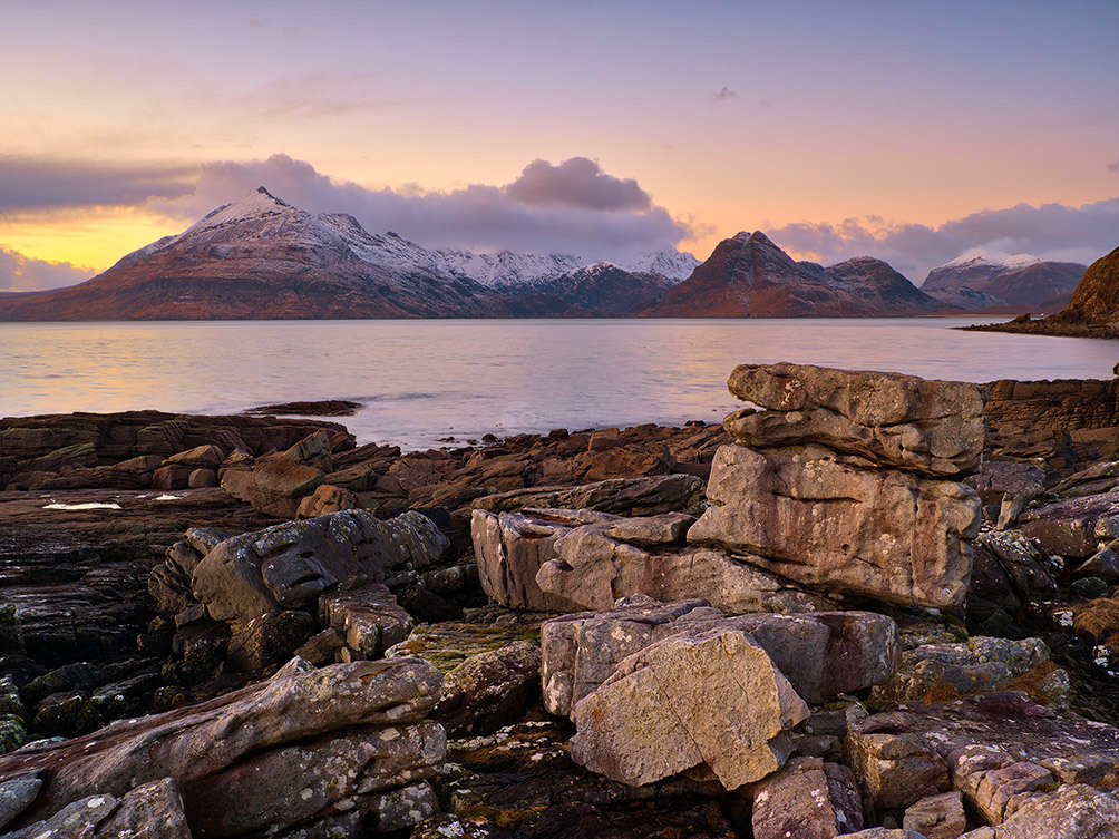 Elgol Sunset On The Cuillins III