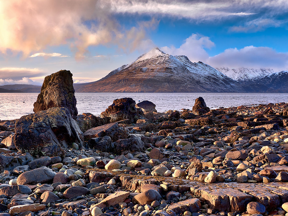 Elgol Snow Capped Cuillins