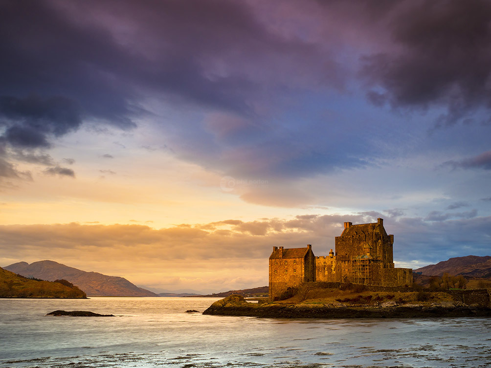 Eilean Donan Castle at Sunset