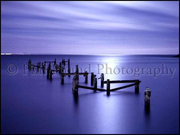 Derelict Pier, Swanage, Dorset.