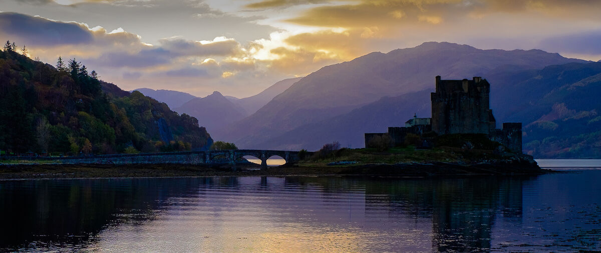 4th Godfray Guilbert ,Silhouette Contre Jour,Eilean Donan Dawn