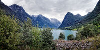 Carl Bideau  Panoramic Glacial Blue