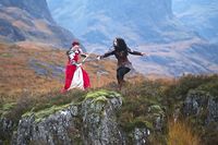 Honours CO Martyn Elliston Bernadette and Asia battle at Glencoe