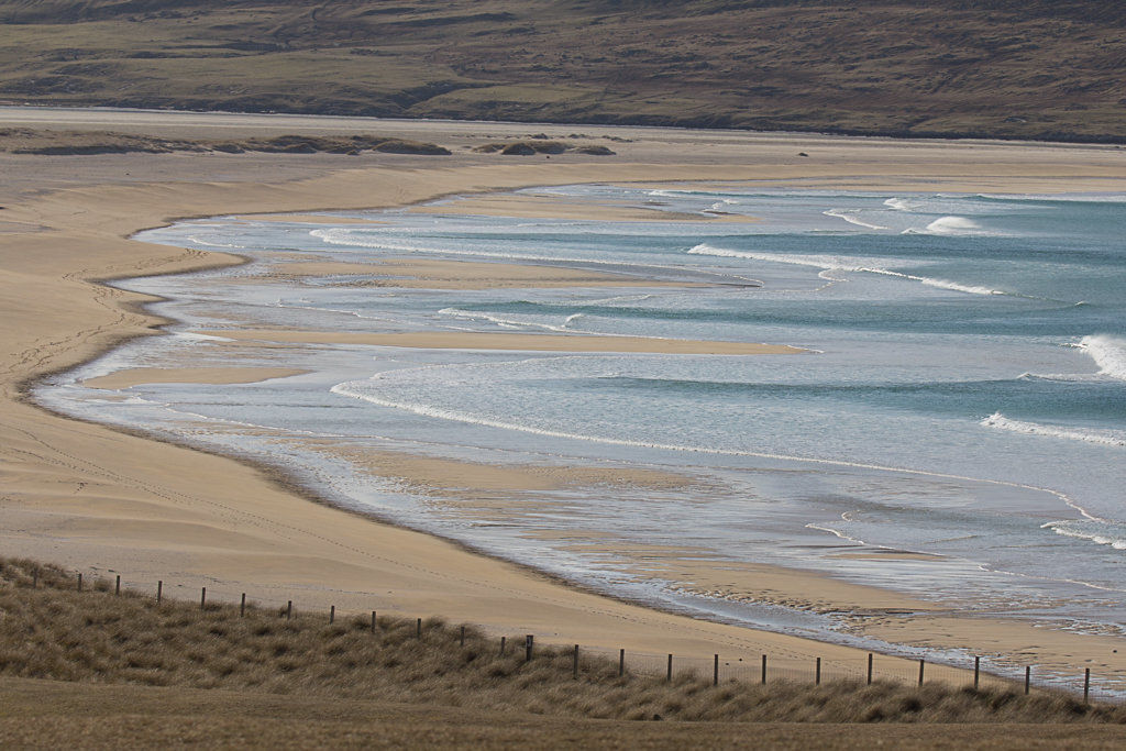 waves on beach