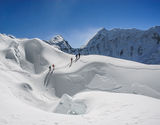 Descending from Island Peak