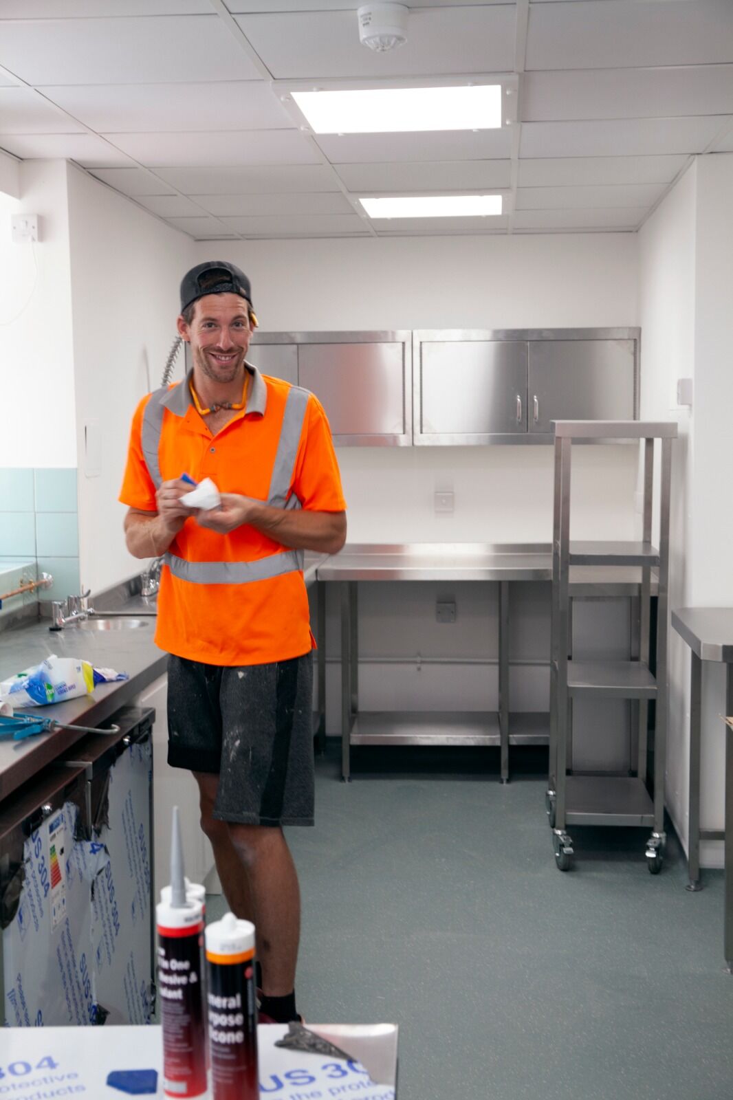 working on hope kitchen
