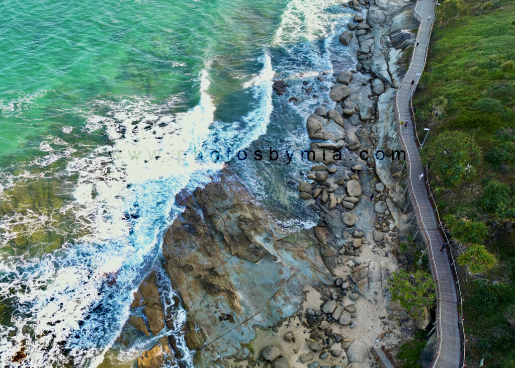 Boardwalk on the rocks