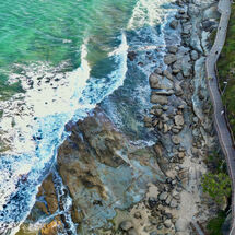 Boardwalk on the rocks