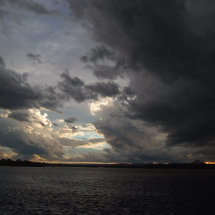 Storm Clouds over the river