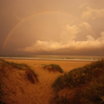 Rainbow at the end of the Path