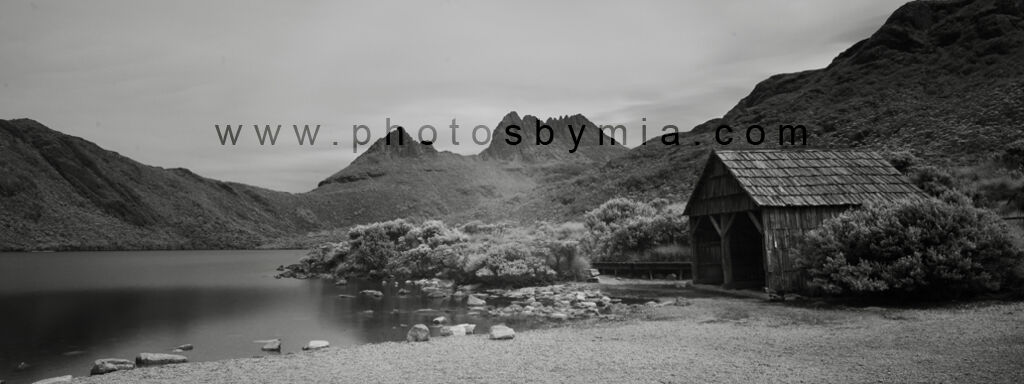 The Boathouse at Dove Lake (Panoramic)