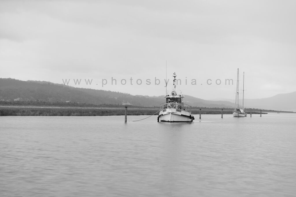 Boats on the Huon River