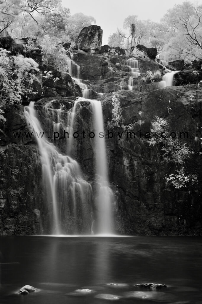 Cedar Creek Falls in Infrared