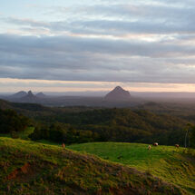 Afternoon light over Glasshouse
