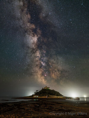 St Michael's Mount Milky Way