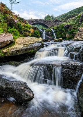 Three Shires Head Waterfall