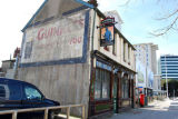 Vulcan Inn Cardiff and Guinness advert in 2008 before demolition.