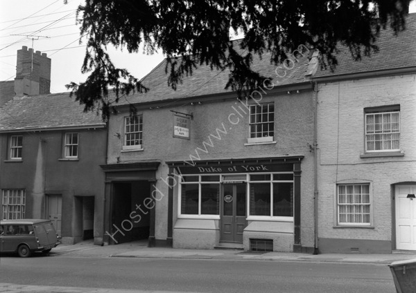 Duke Of York, High Street, Crediton EX17 3JX around 1974.