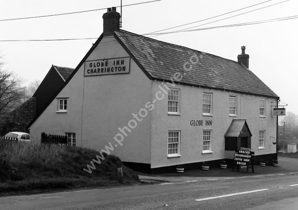 Flintlock Inn (formerly the Globe Inn, as here in 1974) Marsh, Honiton EX14 9AJ around 1974
