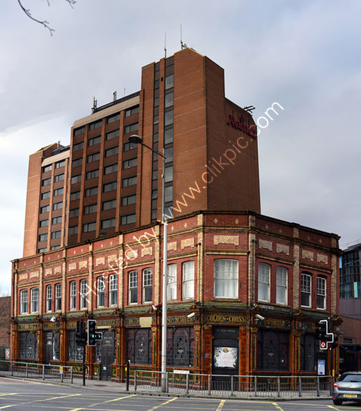 The Golden Cross in Cardiff in December 2018