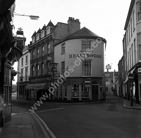 Hearts Of Oak Pub, 70 Boutport Street, Barnstaple, Devon EX31 1HG in around 1973-4